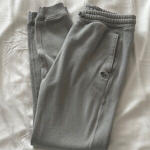 abercrombie kids Gray Fleece Joggers